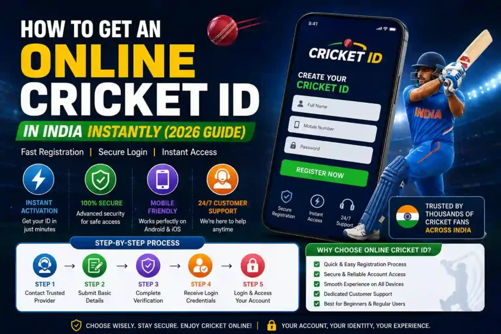 How to Get an Online Cricket ID in India Instantly